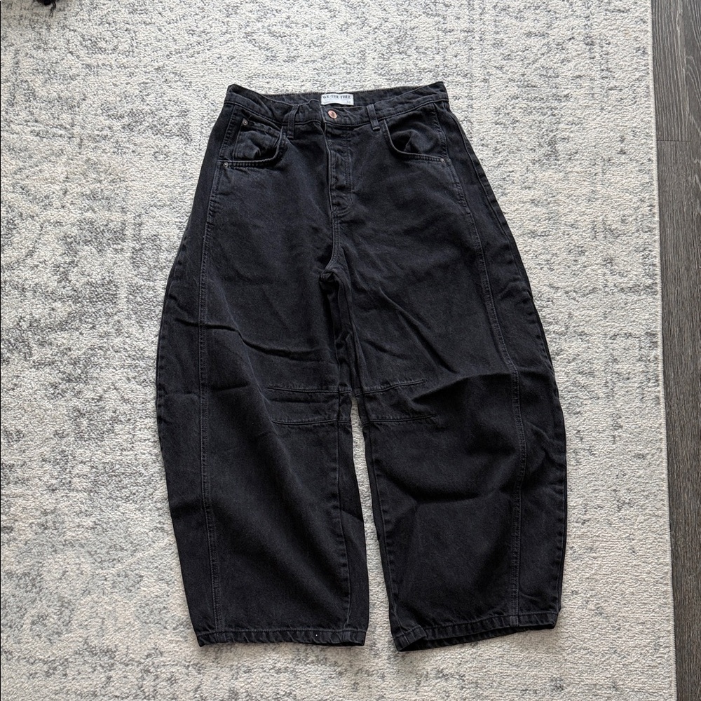 Free People barrel jeans